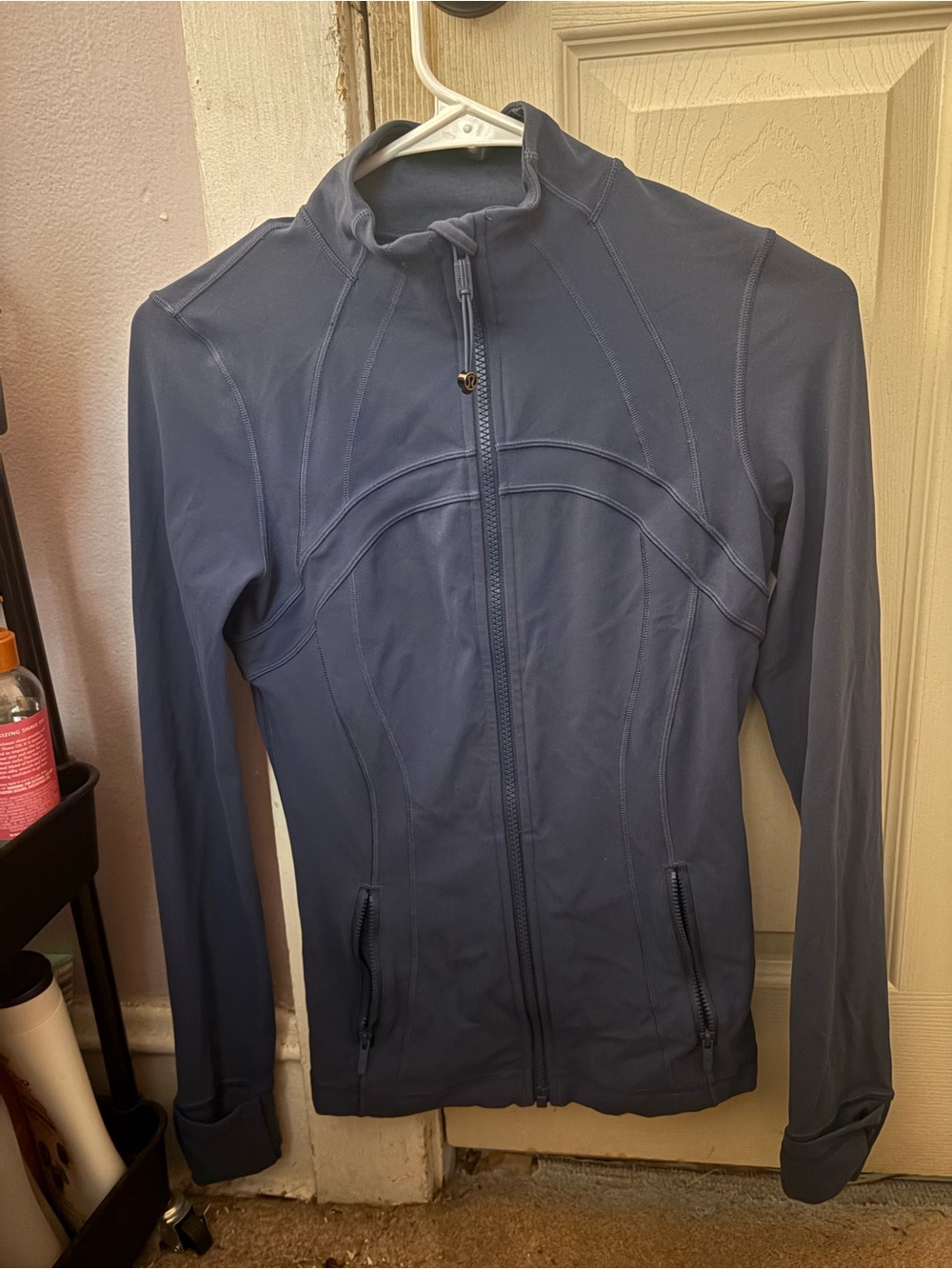lululemon athletica Navy Full-Zip Bomber Jacket